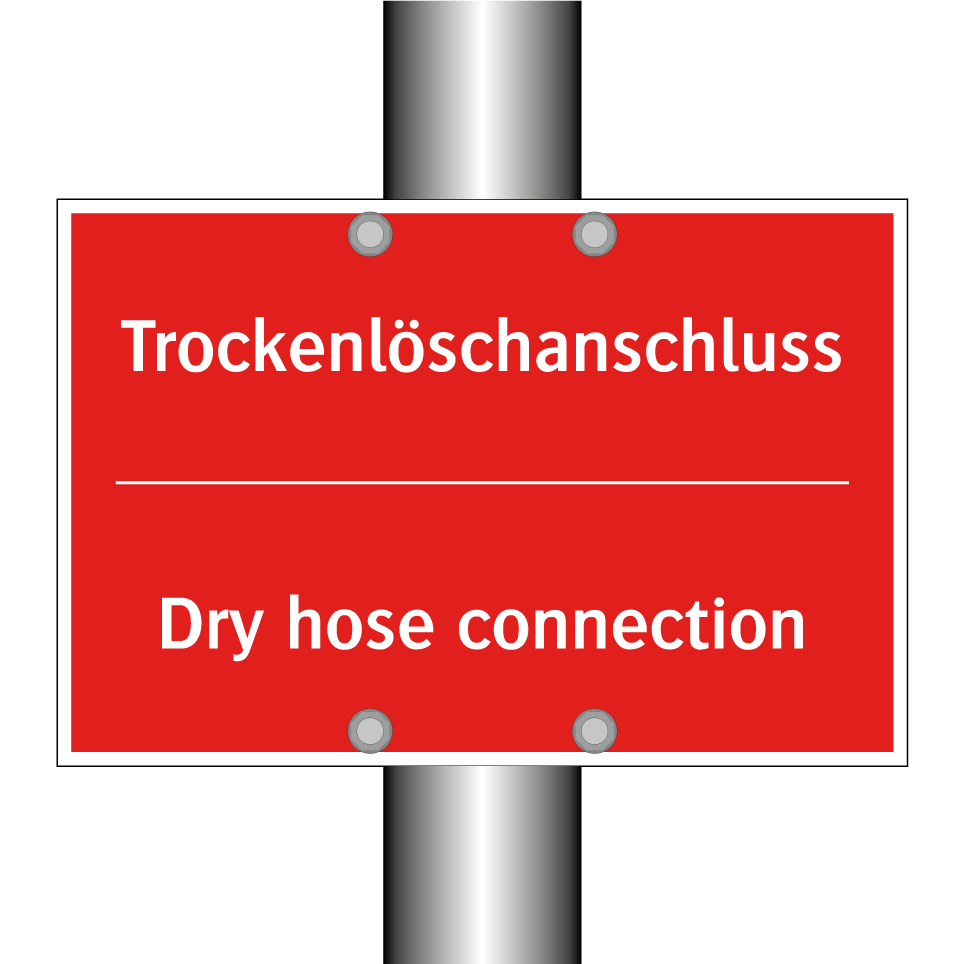 Trockenlöschanschluss - Dry hose connection