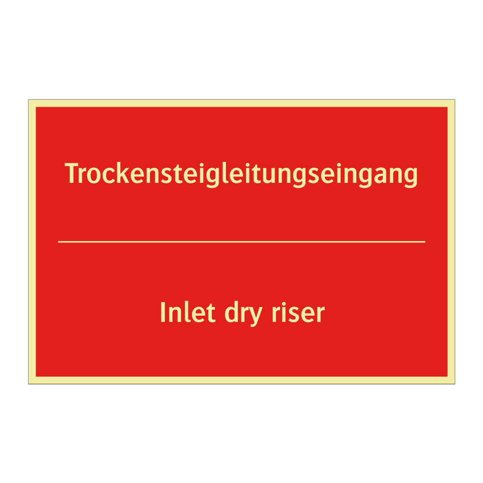 Trockensteigleitungseingang - Inlet dry riser