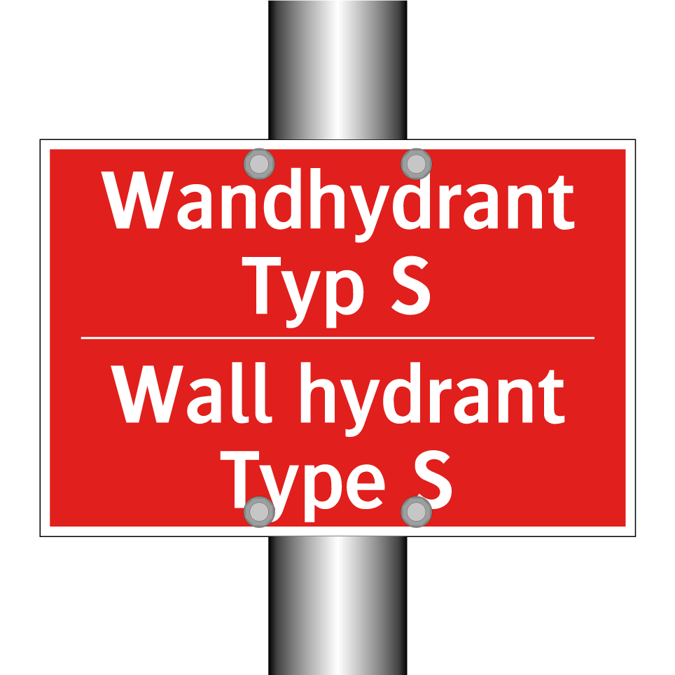 Wandhydrant Typ S - Wall hydrant Type S