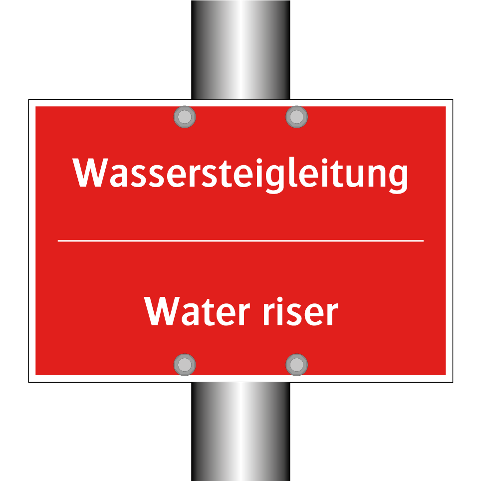 Wassersteigleitung - Water riser