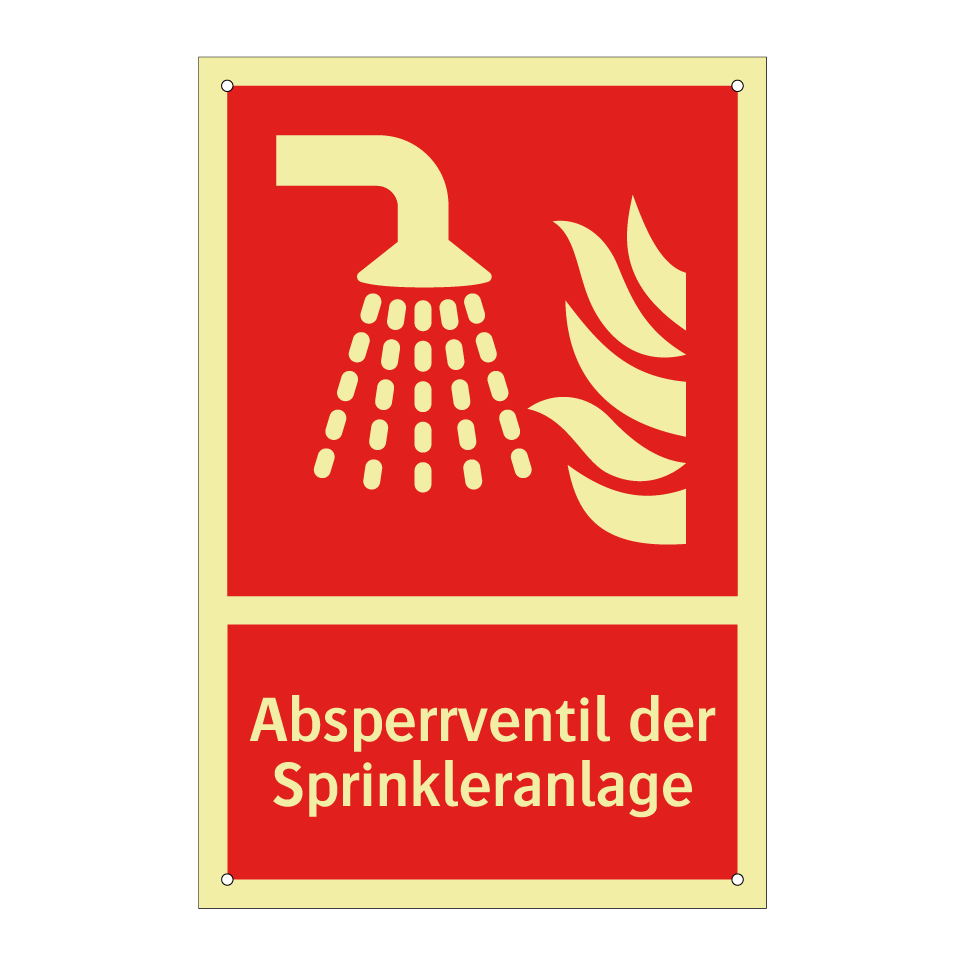 Absperrventil der Sprinkleranlage