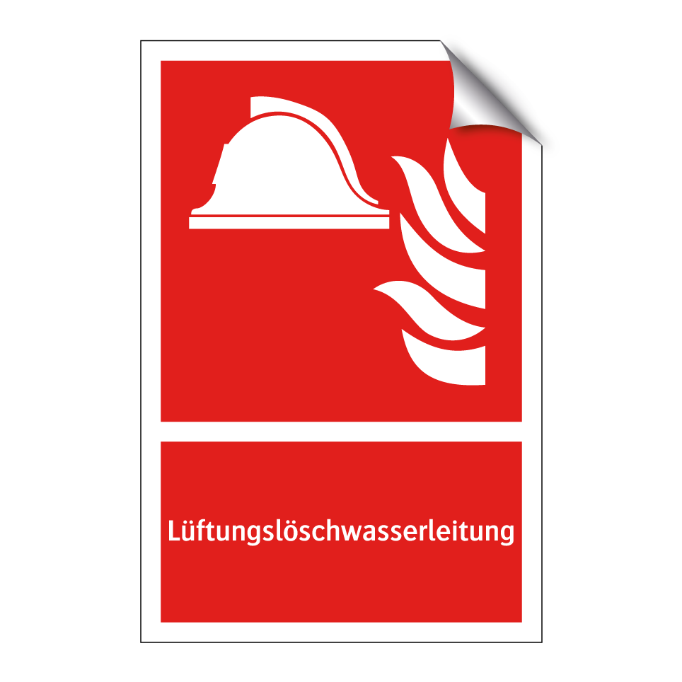 Lüftungslöschwasserleitung