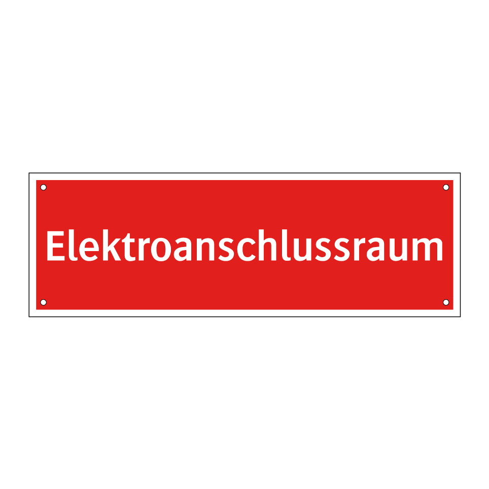 Elektroanschlussraum