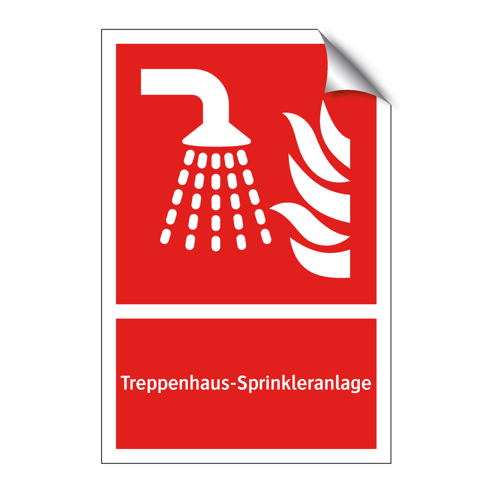 Treppenhaus-Sprinkleranlage
