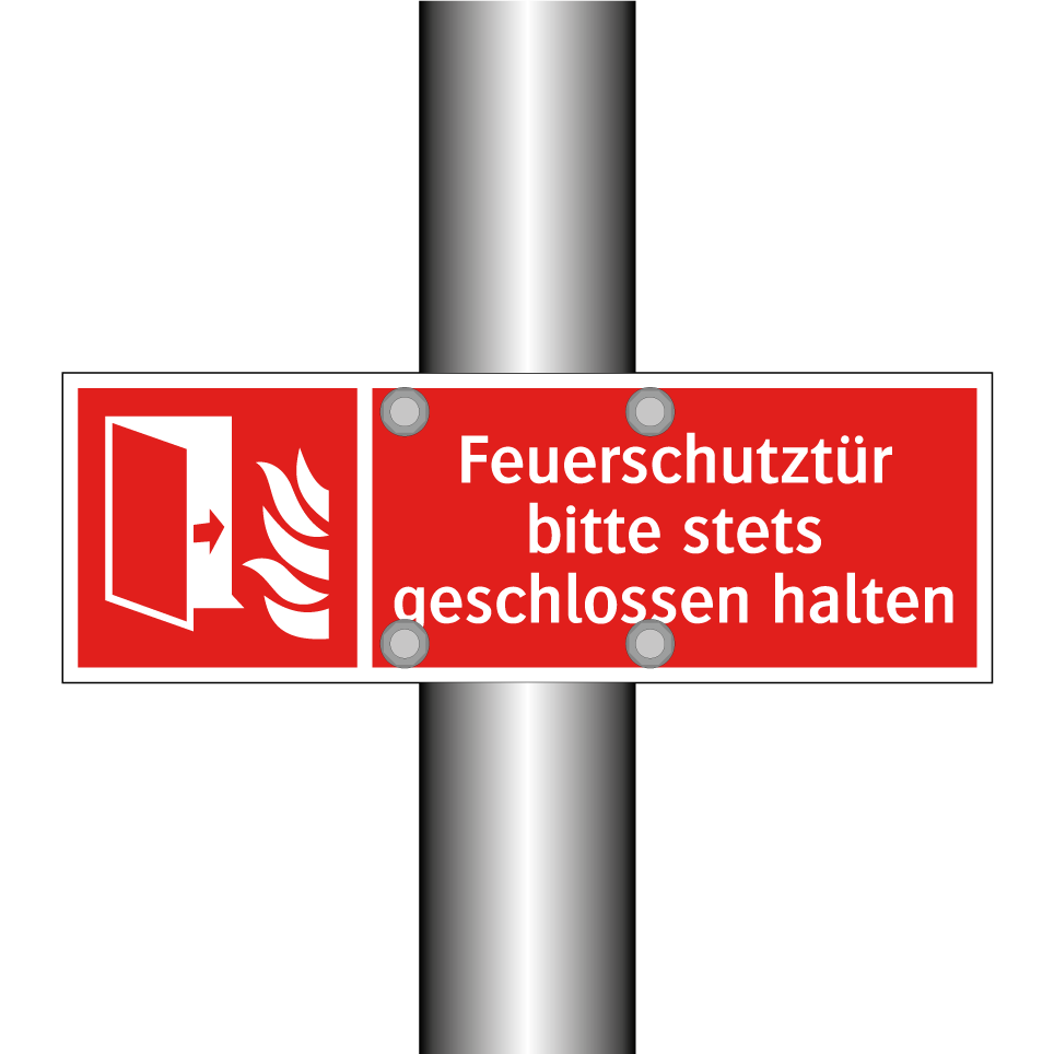 Feuerschutztür bitte stets geschlossen halten