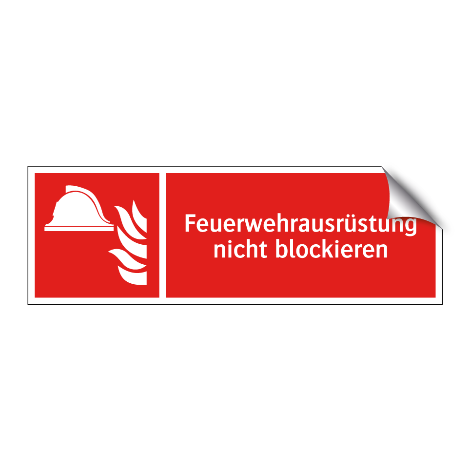 Feuerwehrausrüstung nicht blockieren