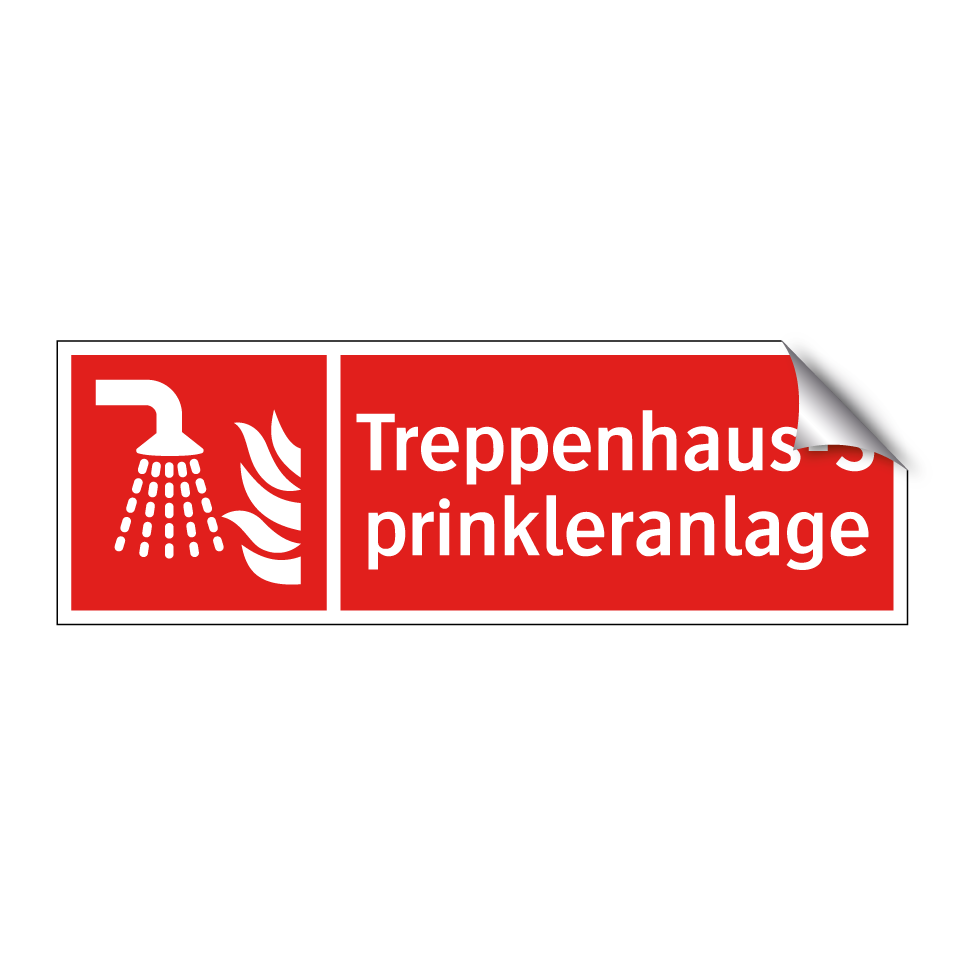 Treppenhaus-Sprinkleranlage