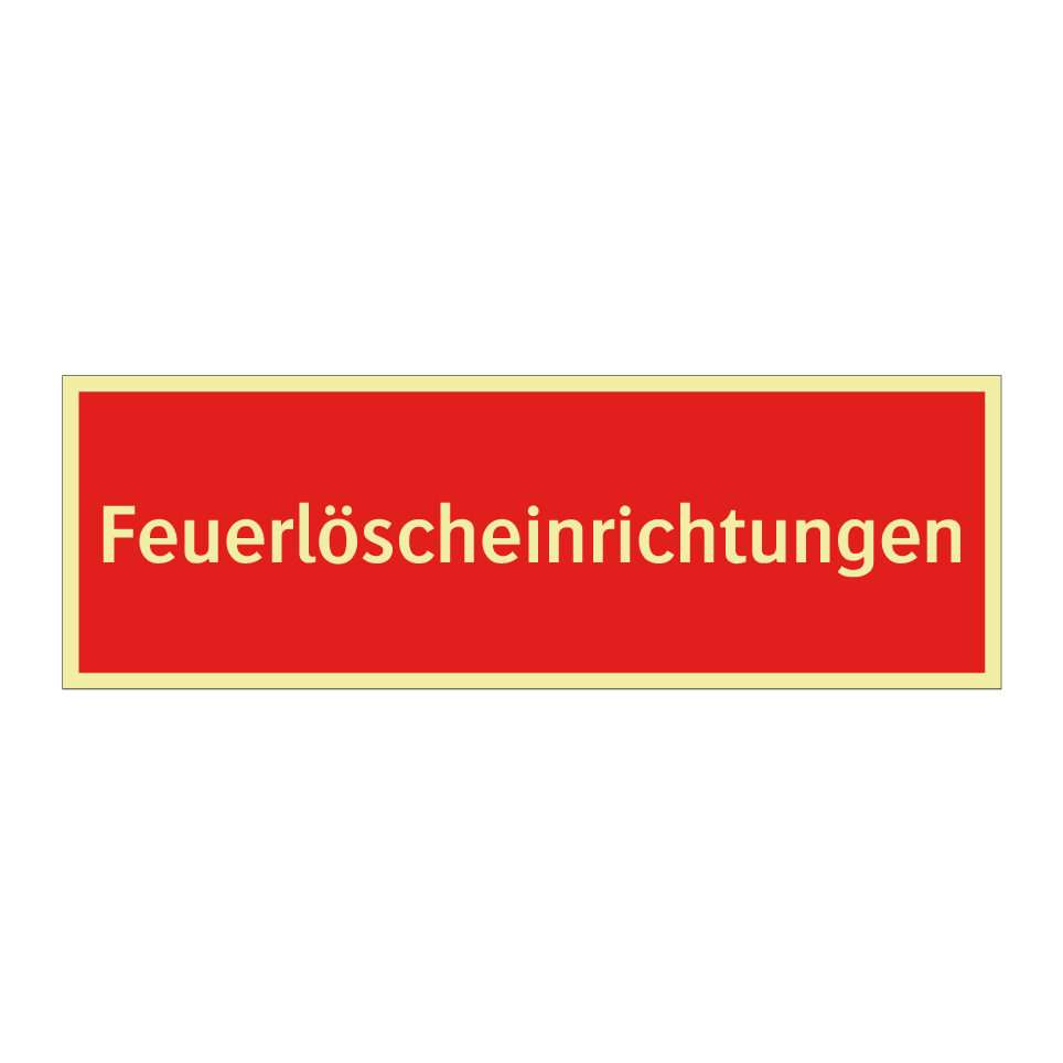 Feuerlöscheinrichtungen