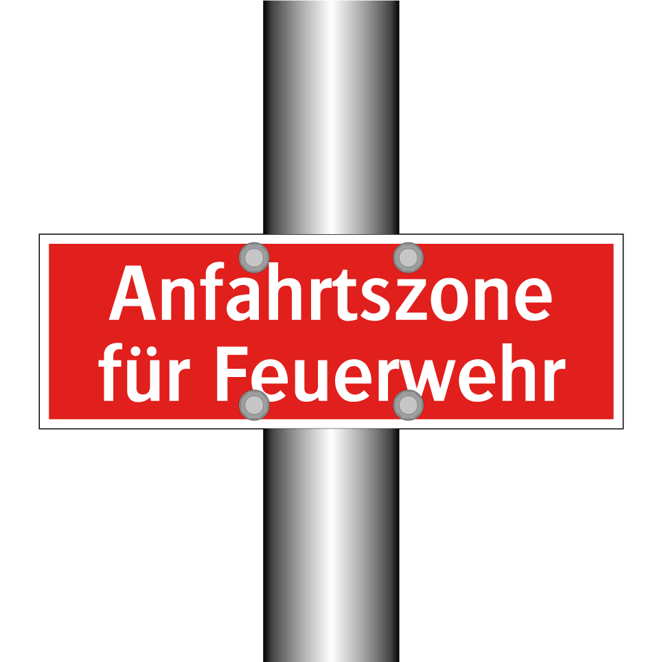 Anfahrtszone für Feuerwehr