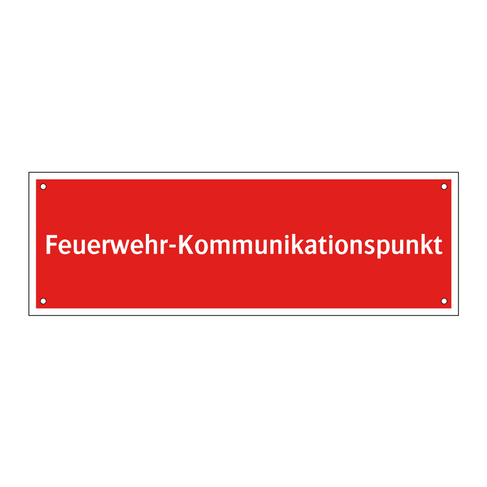 Feuerwehr-Kommunikationspunkt