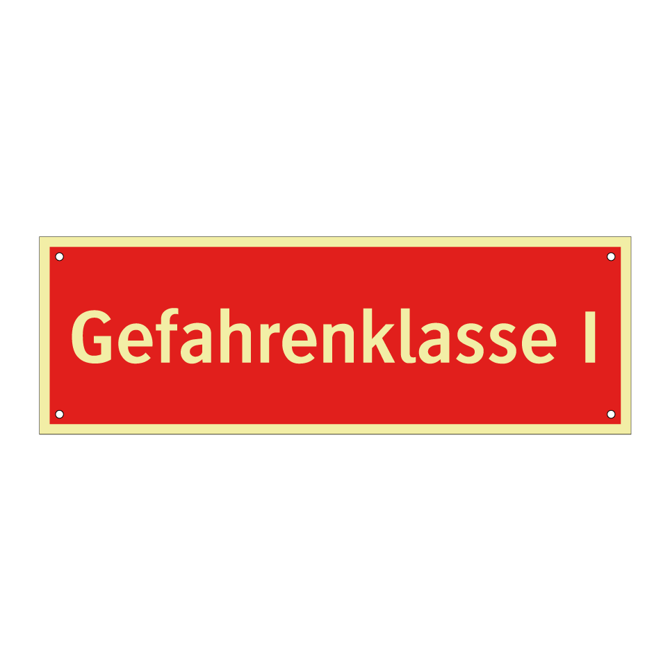 Gefahrenklasse I