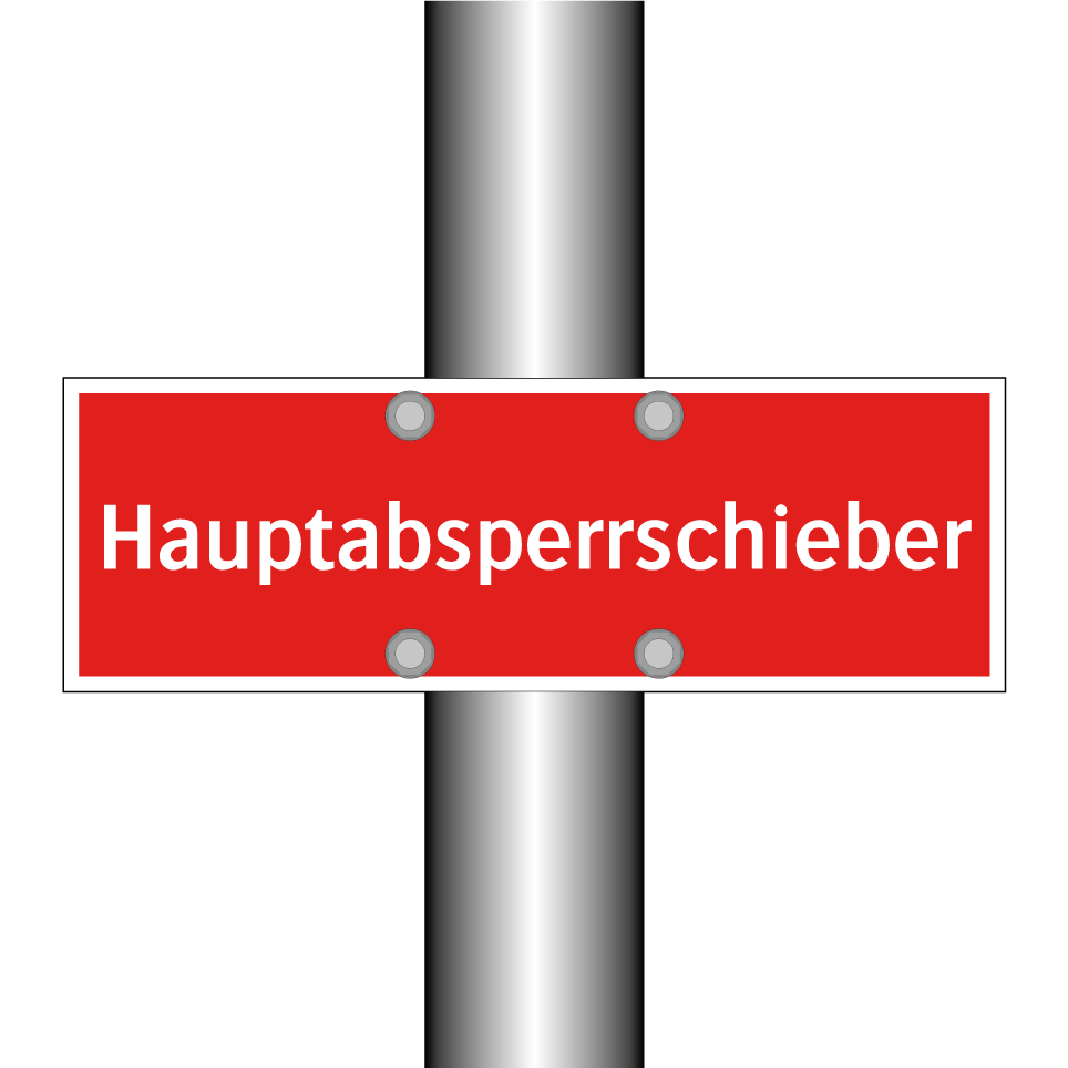 Hauptabsperrschieber