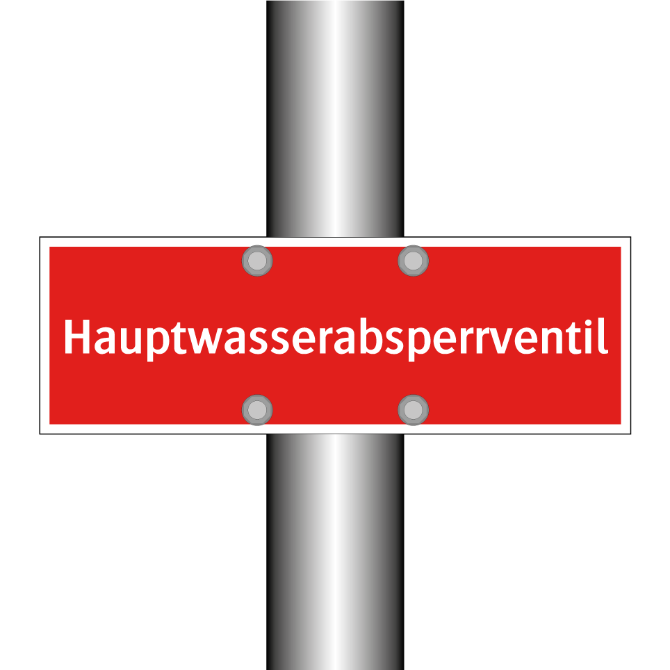 Hauptwasserabsperrventil