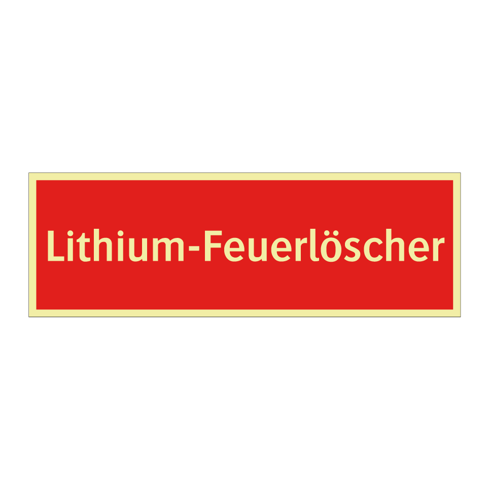 Lithium-Feuerlöscher