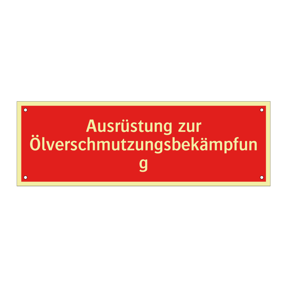 Ausrüstung zur Ölverschmutzungsbekämpfung