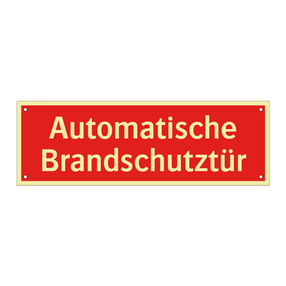 Automatische Brandschutztür