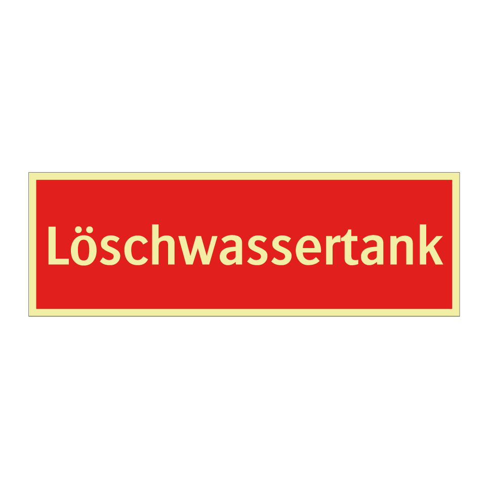 Löschwassertank