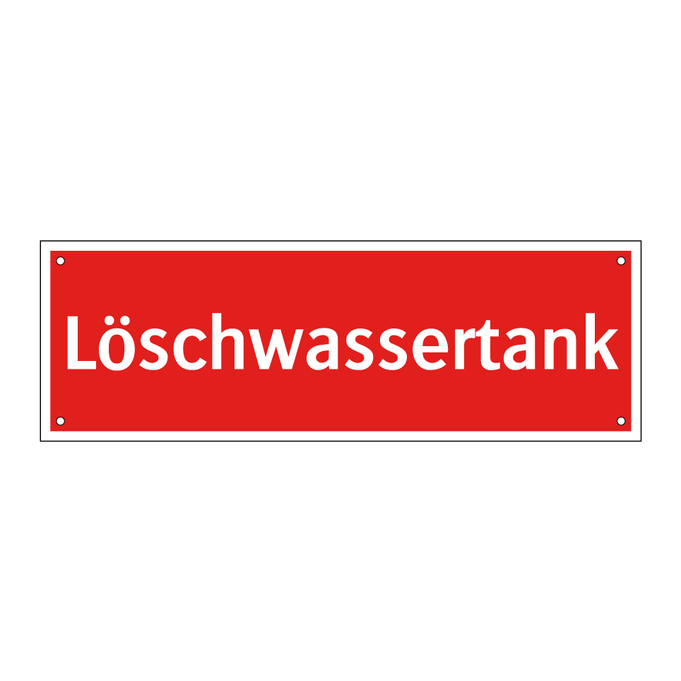 Löschwassertank