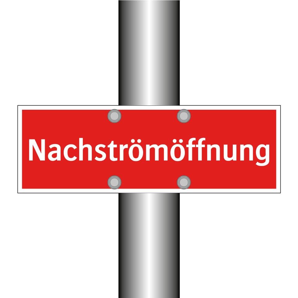 Nachströmöffnung
