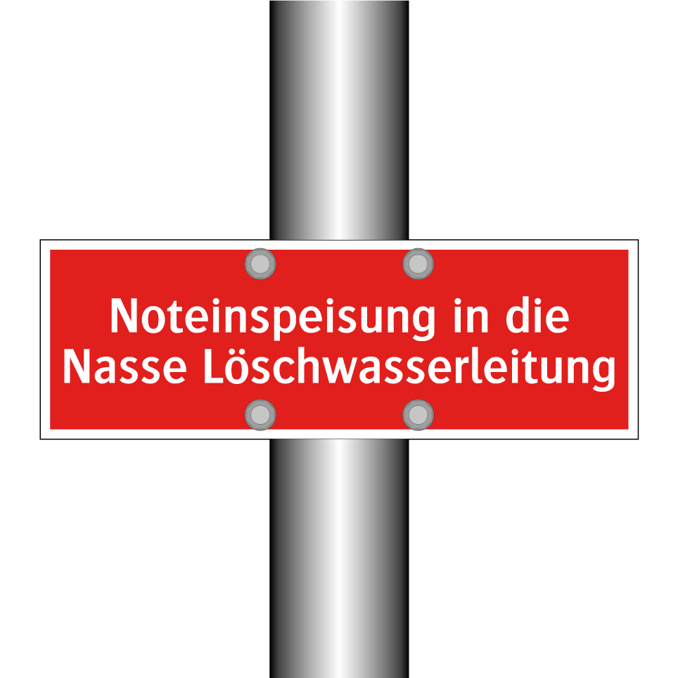 Noteinspeisung in die Nasse Löschwasserleitung