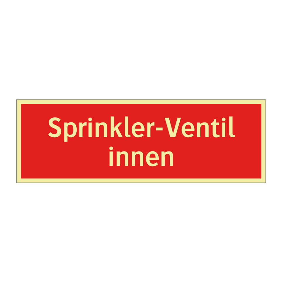 Sprinkler-Ventil innen