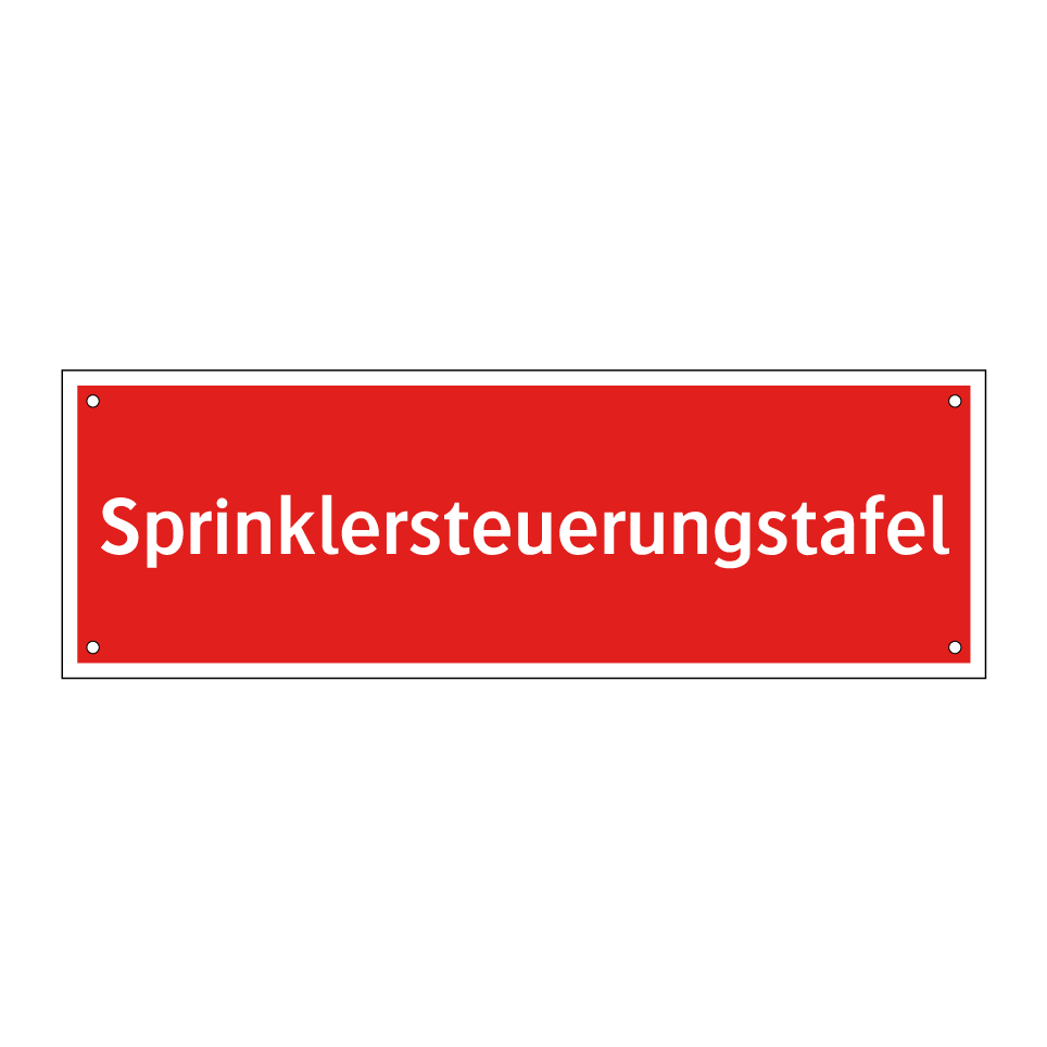 Sprinklersteuerungstafel