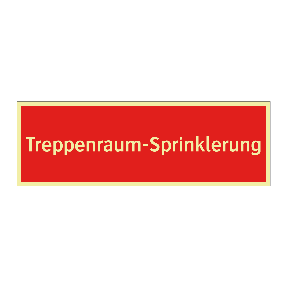 Treppenraum-Sprinklerung