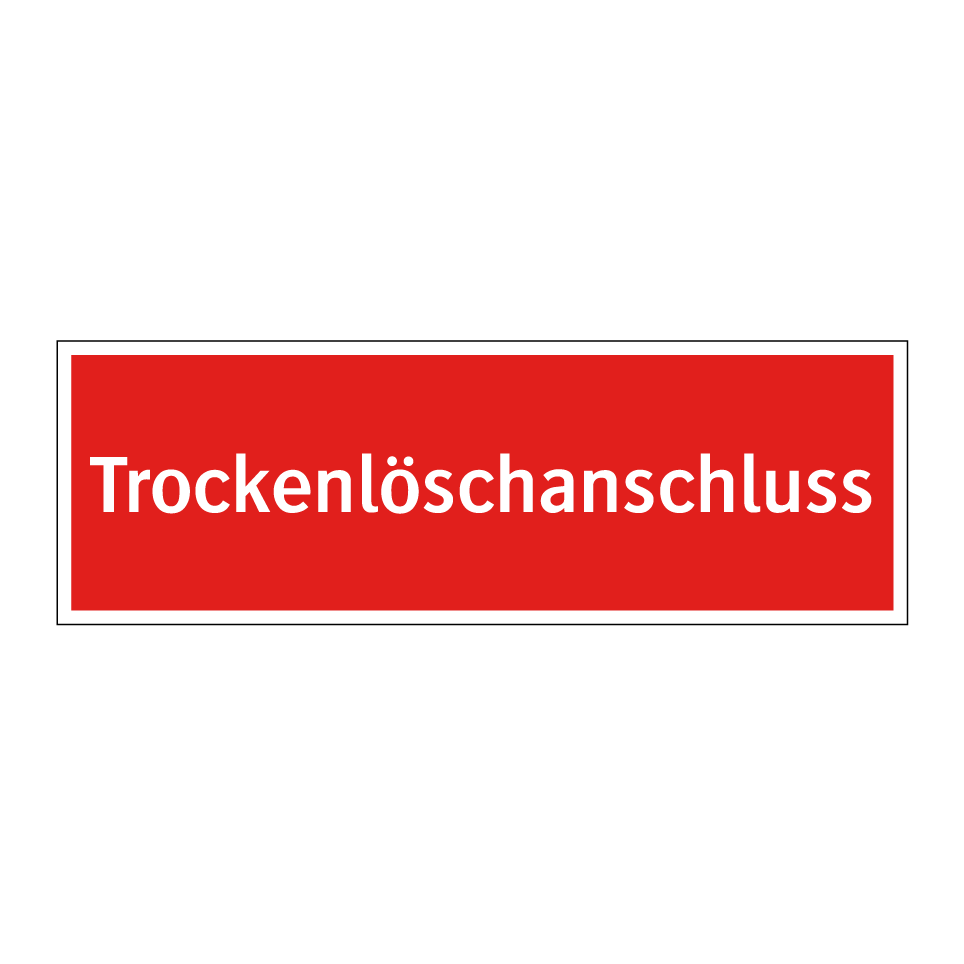 Trockenlöschanschluss
