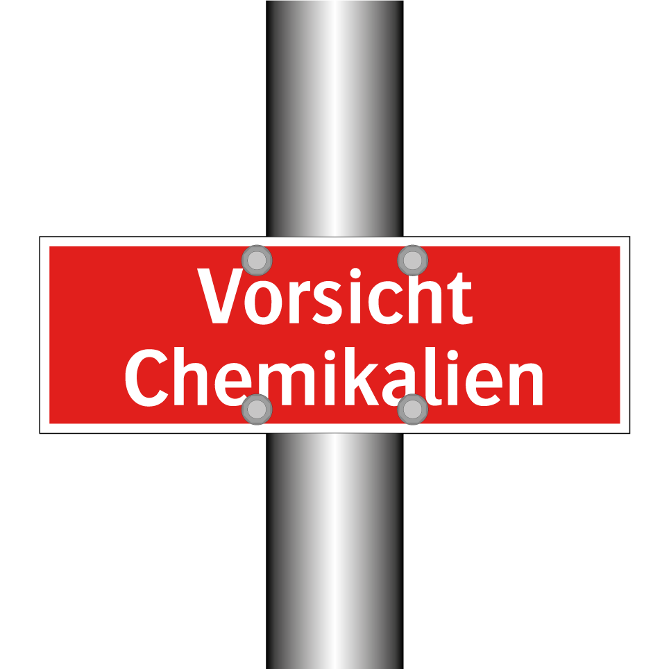 Vorsicht Chemikalien