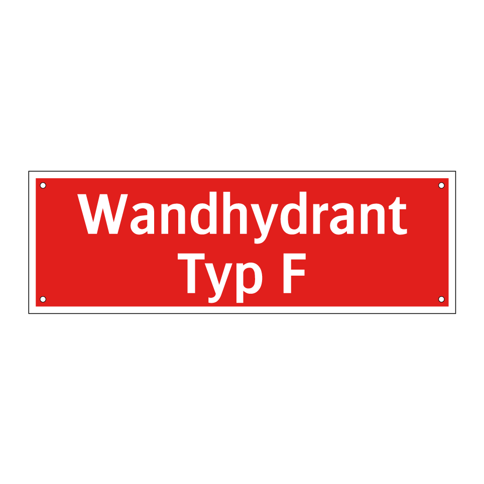 Wandhydrant Typ F