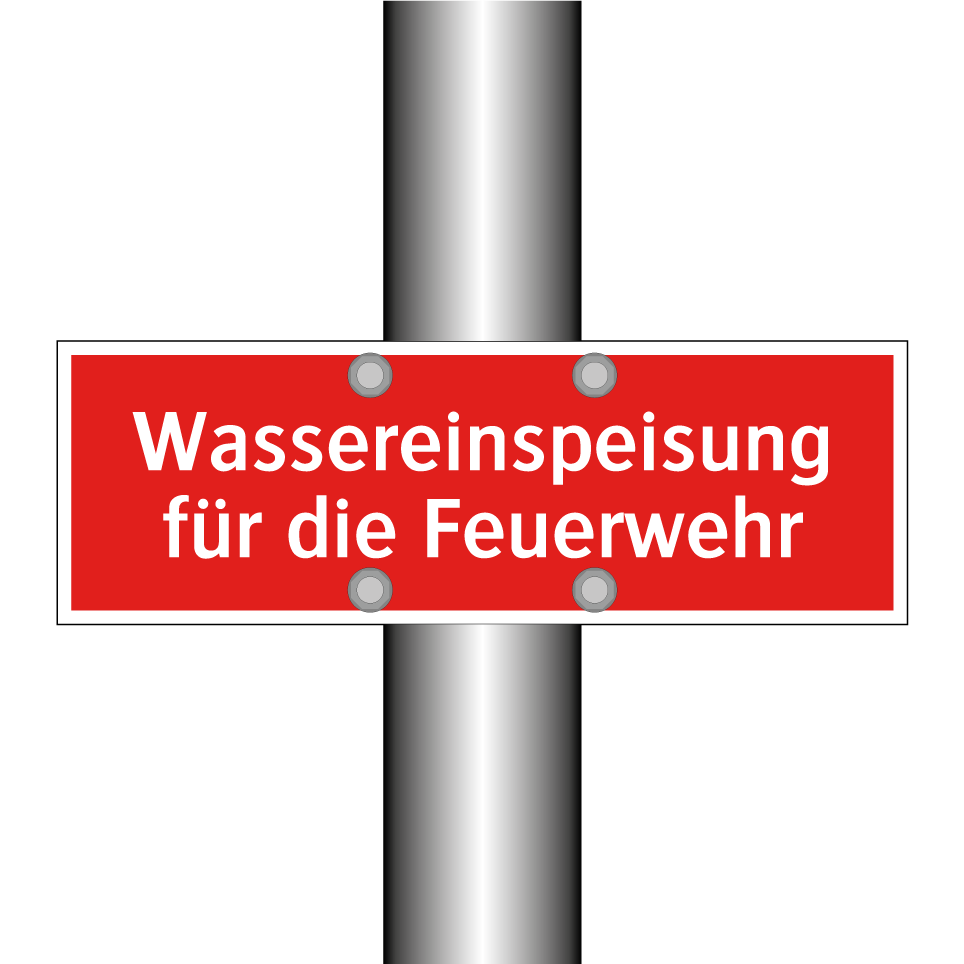 Wassereinspeisung für die Feuerwehr