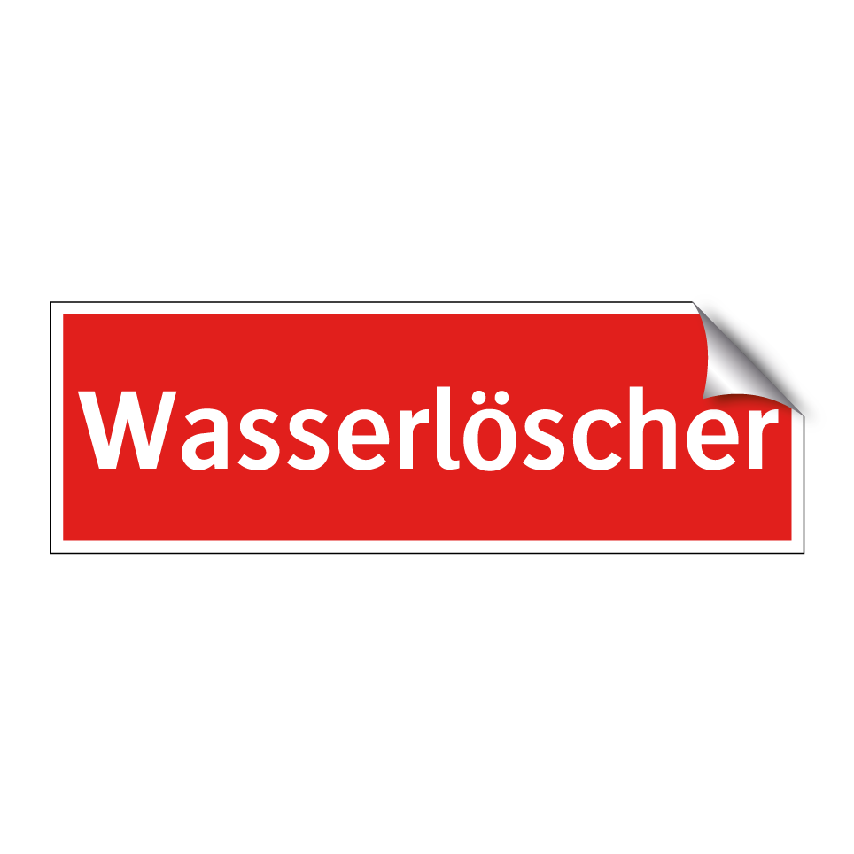 Wasserlöscher