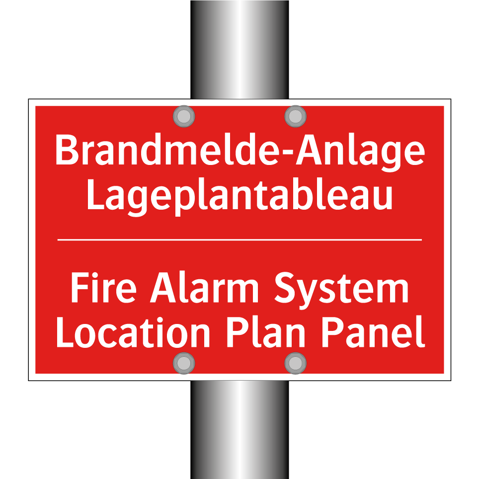 Brandmelde-Anlage Lageplantableau/.../ - Fire Alarm System Location Plan /.../
