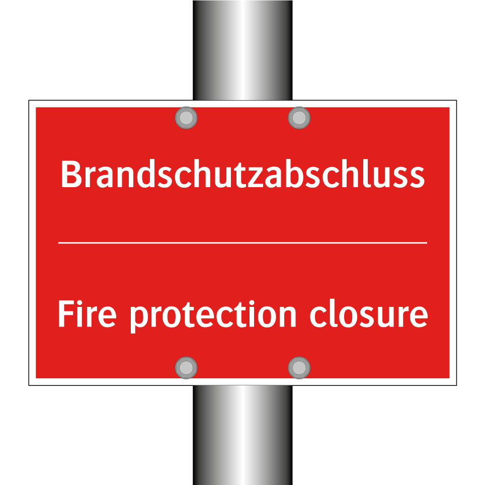 Brandschutzabschluss - Fire protection closure