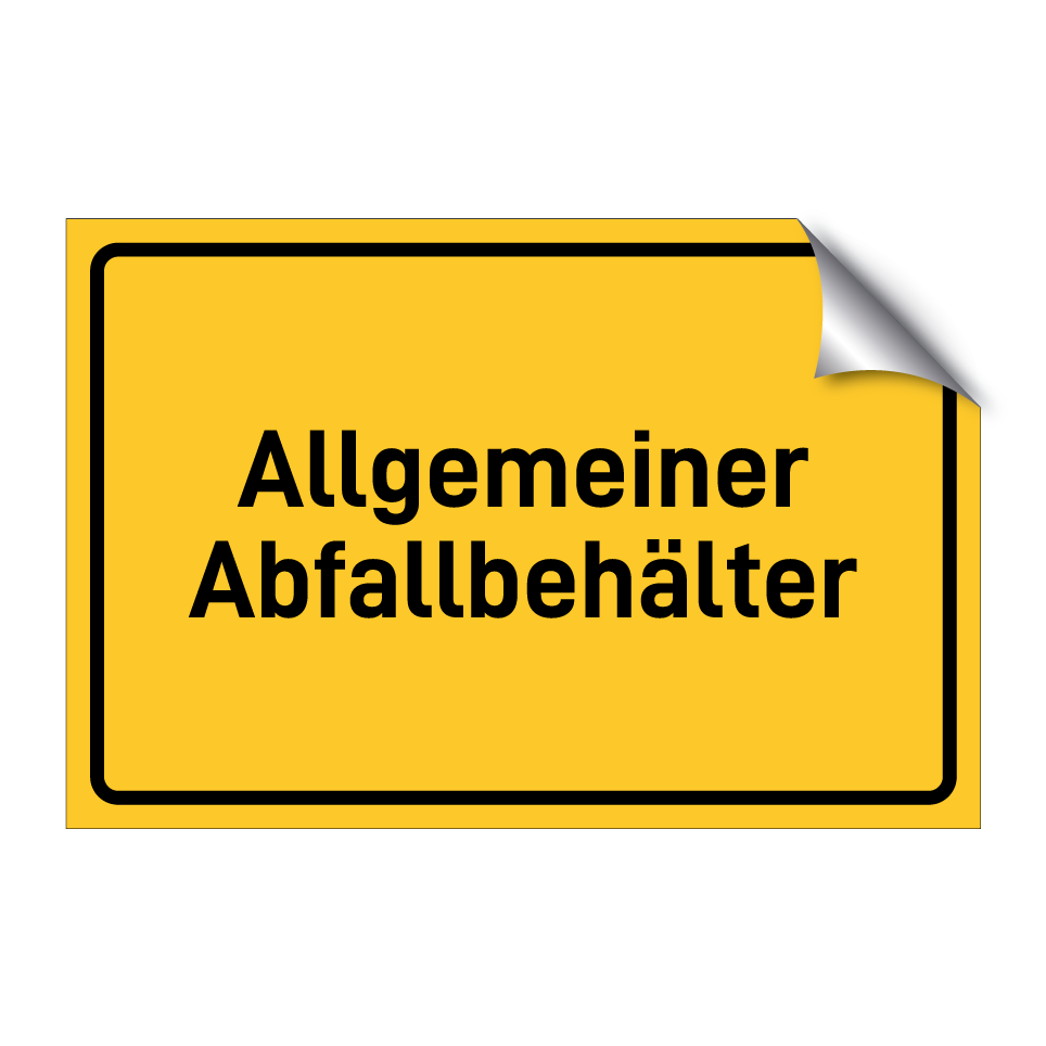 Allgemeiner Abfallbehälter