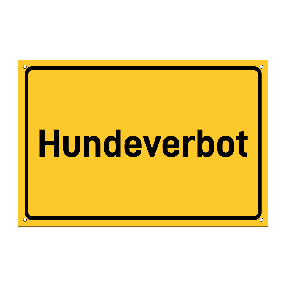 Hundeverbot