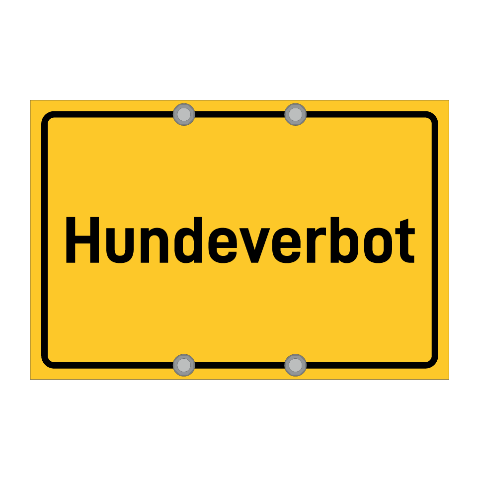 Hundeverbot
