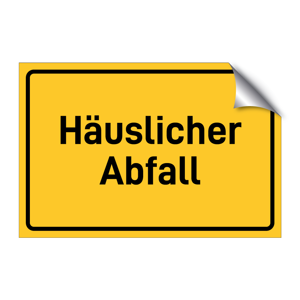 Häuslicher Abfall