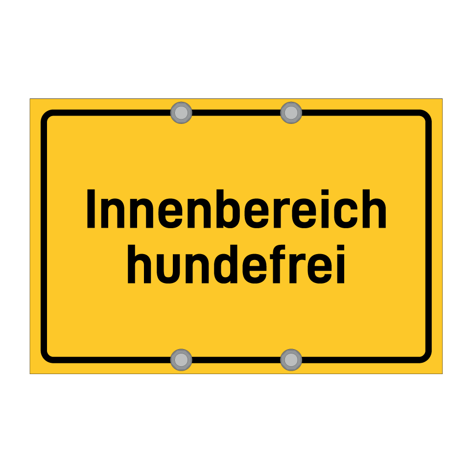Innenbereich hundefrei