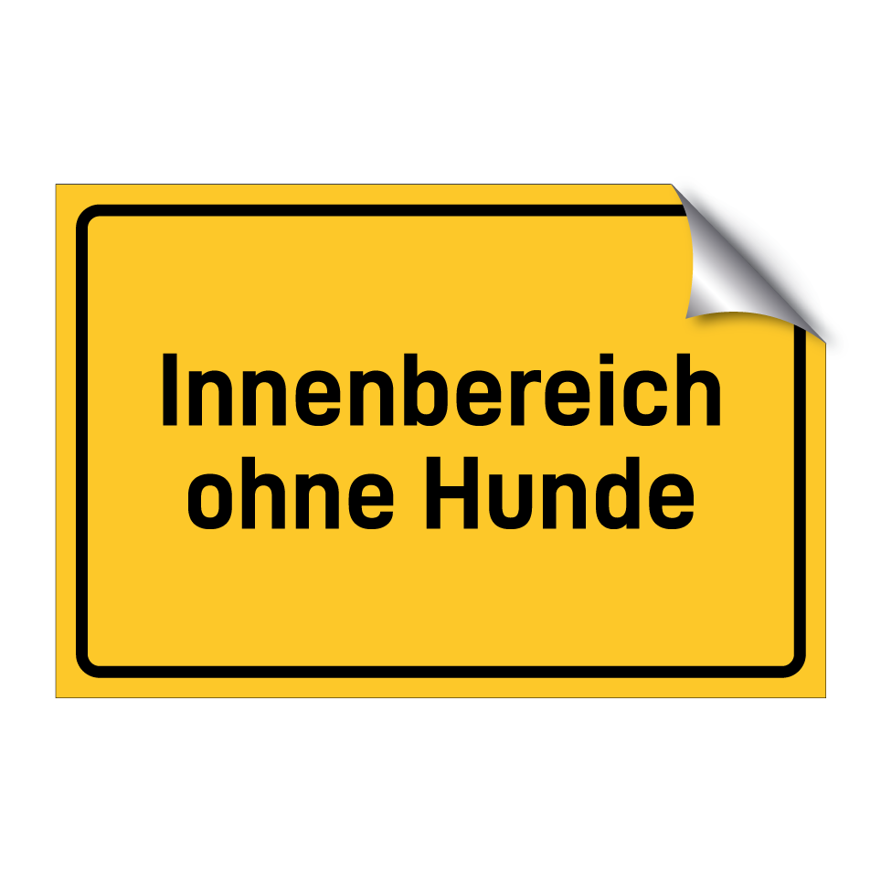 Innenbereich ohne Hunde