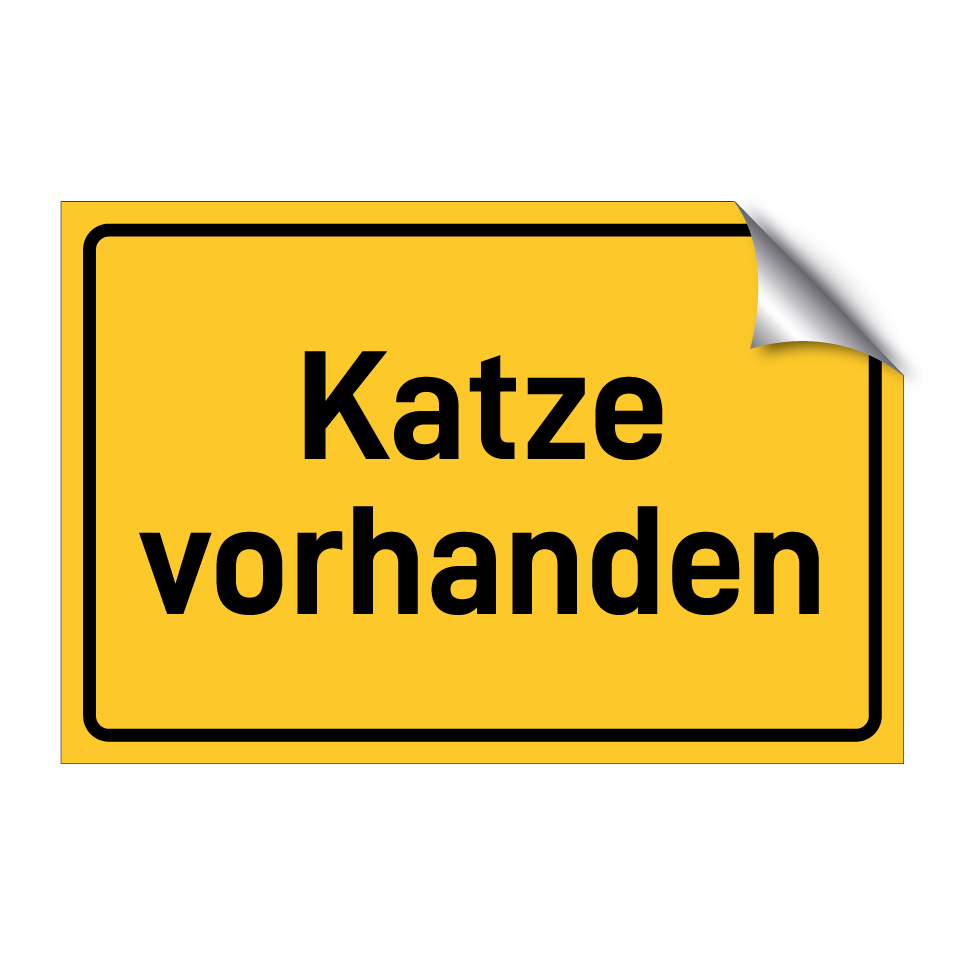 Katze vorhanden