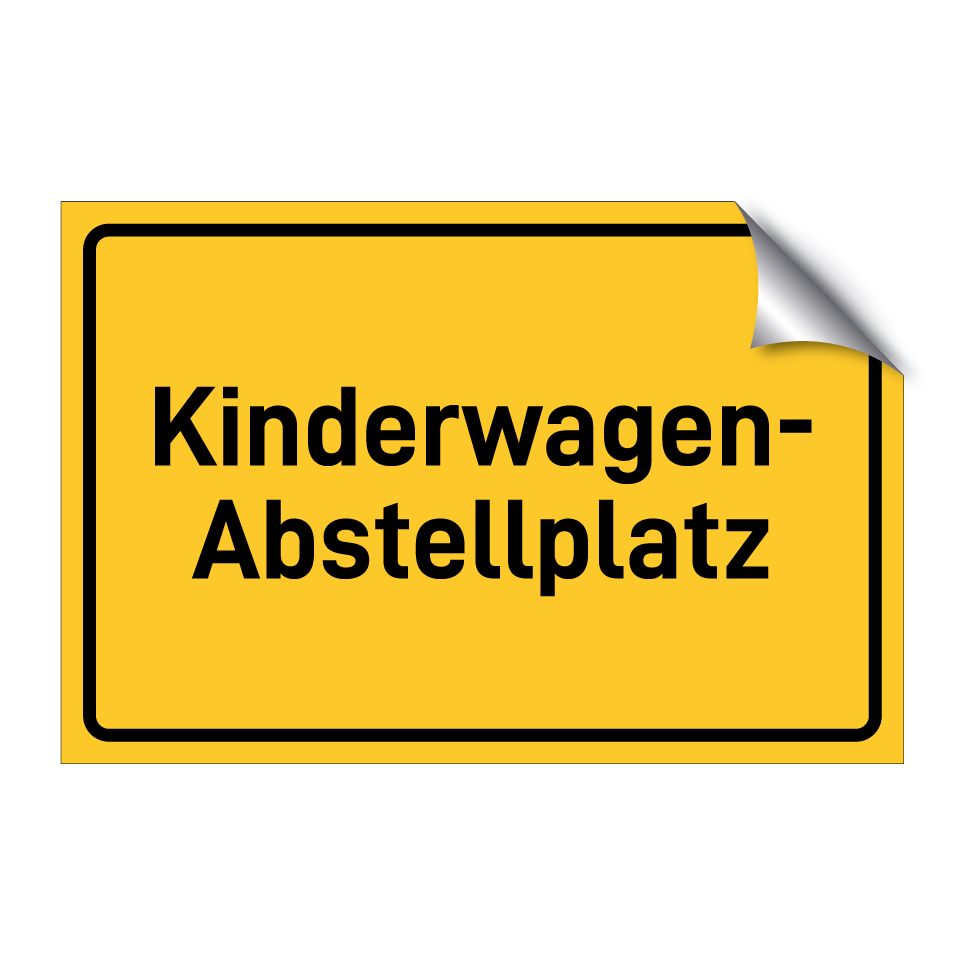 Kinderwagen- Abstellplatz