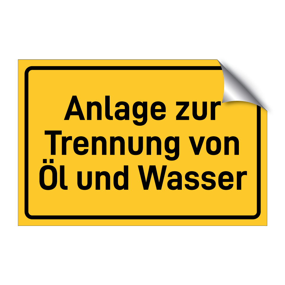 Anlage zur Trennung von Öl und Wasser