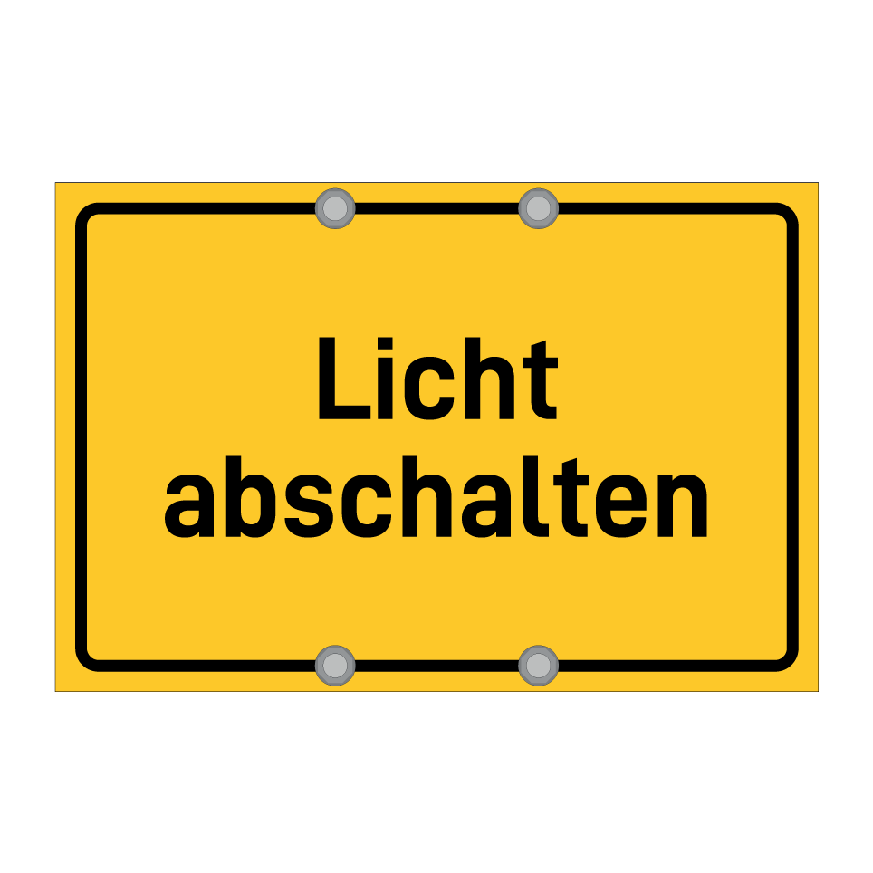 Licht abschalten