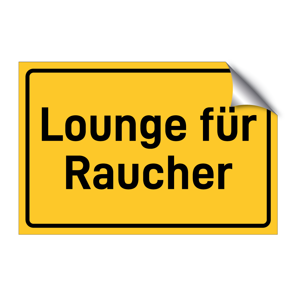 Lounge für Raucher