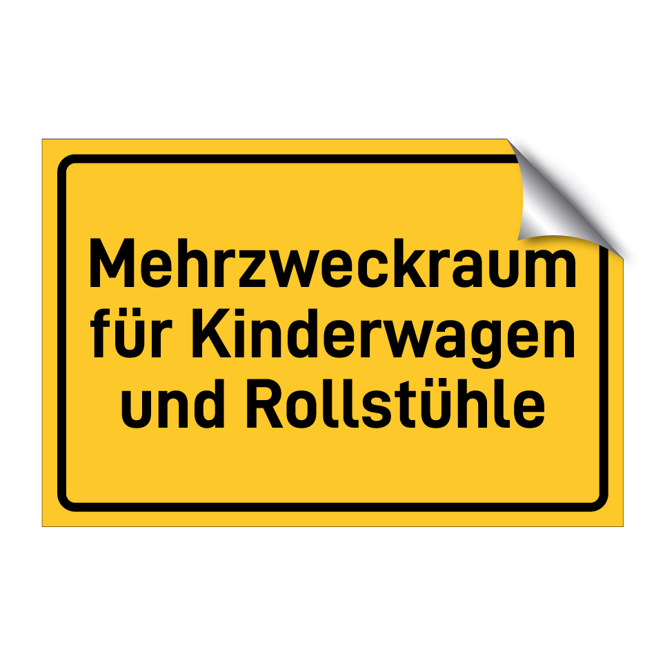 Mehrzweckraum für Kinderwagen und Rollstühle