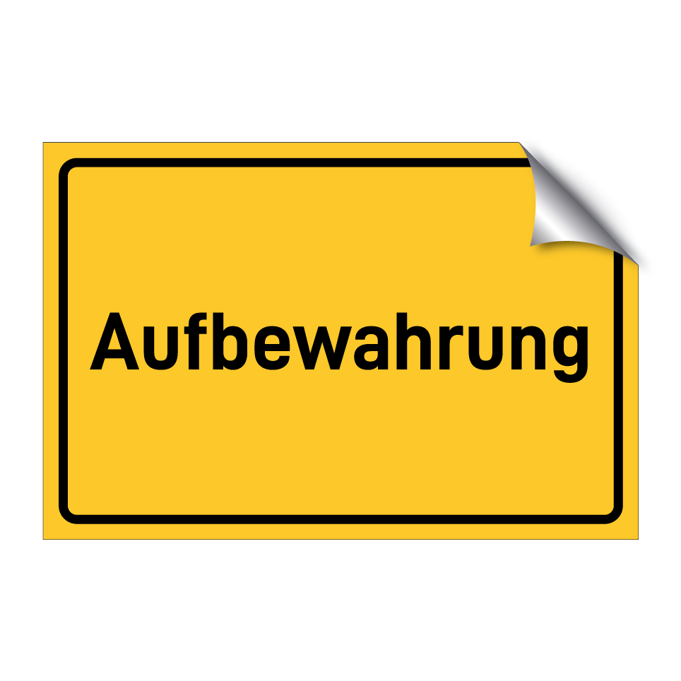 Aufbewahrung