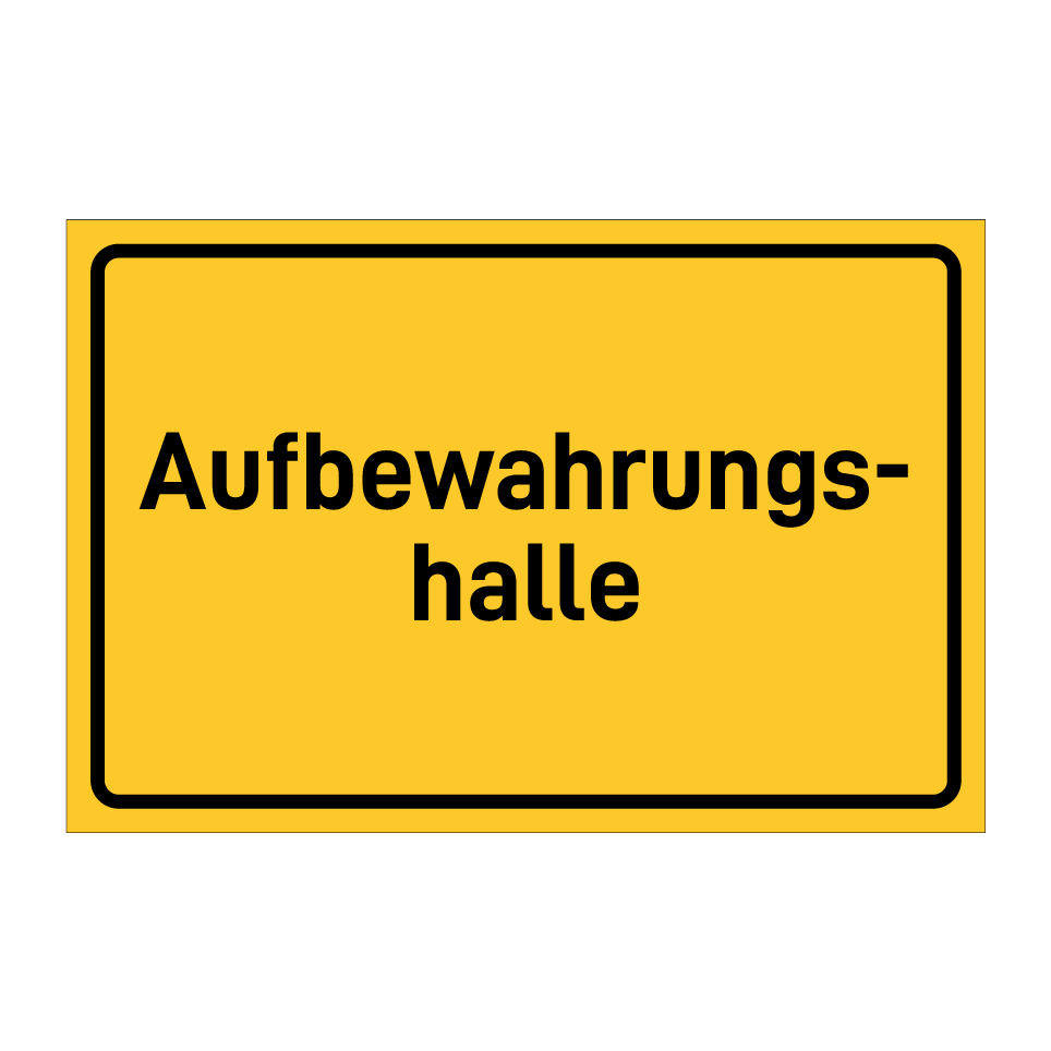 Aufbewahrungs- halle