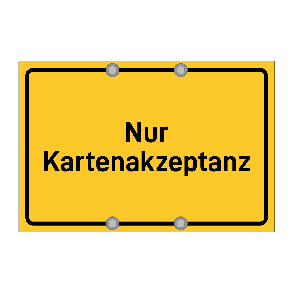 Nur Kartenakzeptanz