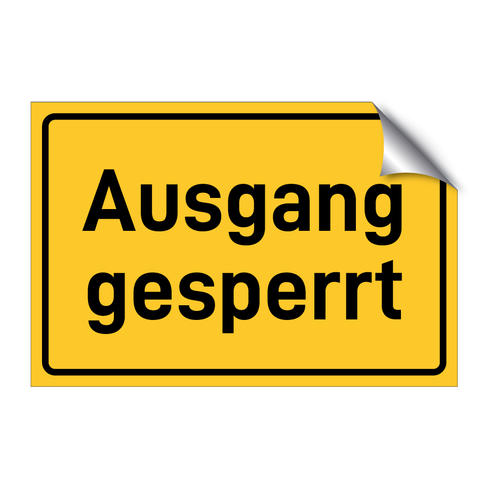 Ausgang gesperrt